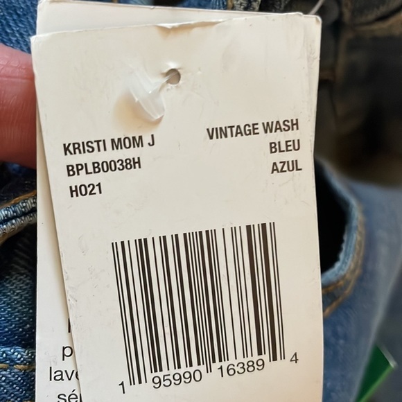 Buffalo David Bitton Kristy High Rise Distressed Mom Jeans - Picture 9 of 12